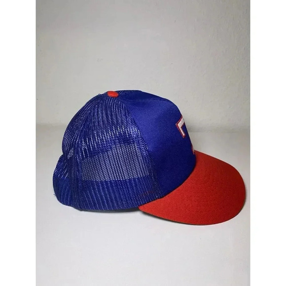 Vintage 80s Texas Rangers Snapback Trucker Mesh Snapback Hat Cap MLB Baseball - Picture 2 of 15